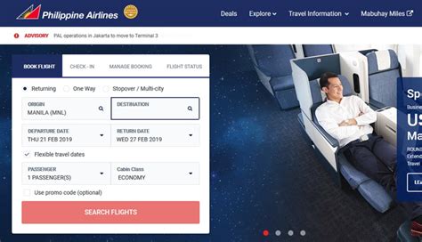 philippine airlines booking online website